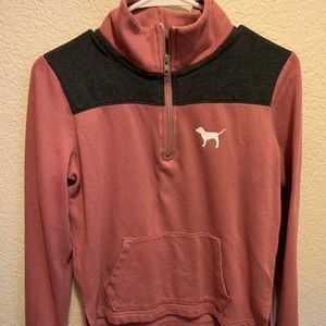 Pink 1/4 zip up